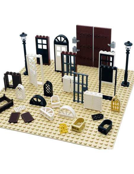 Kit de Accesorios para Ladrillos de Construcción - 52 Piezas