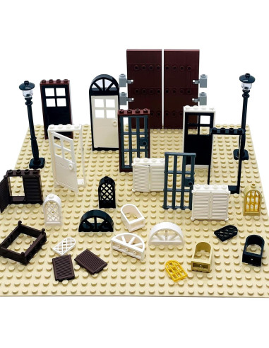 Kit de Accesorios para Ladrillos de Construcción - 52 Piezas