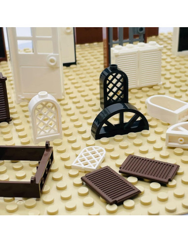 Kit de Accesorios para Ladrillos de Construcción - 52 Piezas