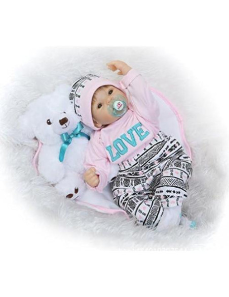 Ropa para Muñecas Reborn Conjuntos Rosados 50-55 cm Ropa para Muñecas Reborn Conjuntos Rosados 50-55 cm