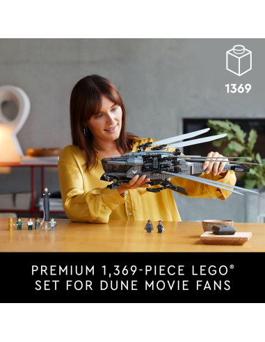 LEGO Icons Dune Ornithopter 10327 con 8 Minifiguras