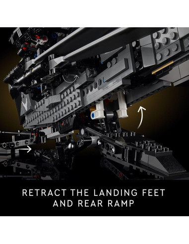 LEGO Icons Dune Ornithopter 10327 con 8 Minifiguras