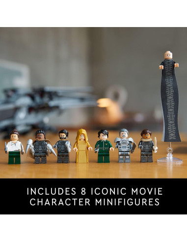 LEGO Icons Dune Ornithopter 10327 con 8 Minifiguras