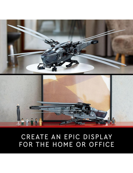 LEGO Icons Dune Ornithopter 10327 con 8 Minifiguras