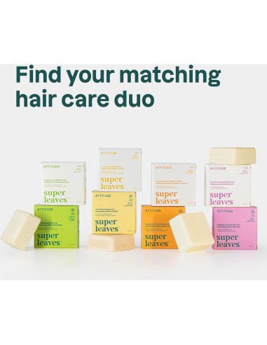 Champú Sólido Aclarador ATTITUDE 113.4g Vegano Earl Grey