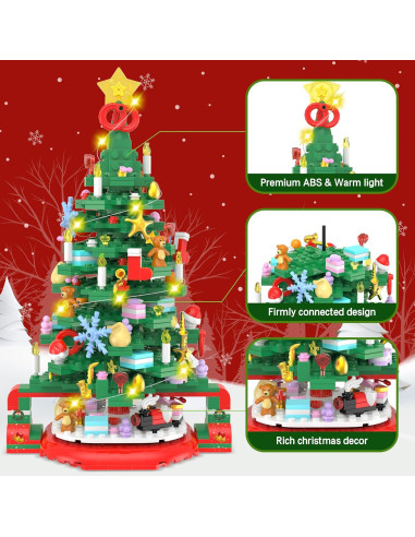 Calendario de Adviento 2025 Lego Árbol de Navidad LED 24 Días