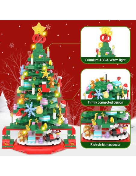 Calendario de Adviento 2025 Lego Árbol de Navidad LED 24 Días
