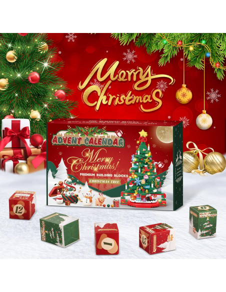 Calendario de Adviento 2025 Lego Árbol de Navidad LED 24 Días