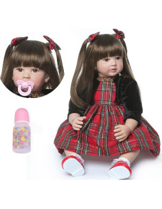 Muñeca Reborn iCradle 60 cm Niña Silicona Realista 2