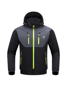 Chaqueta de Motocicleta BORLENI JK007 Invierno CE Negra