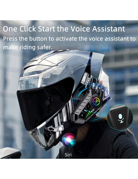 Auricular Bluetooth ELIKIDSTO Y10 para Casco Motocicleta