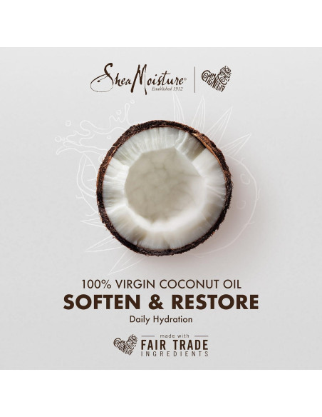 Aceite Facial SheaMoisture 100% Coco Virgen 29.57 ml Hidratante Nocturno