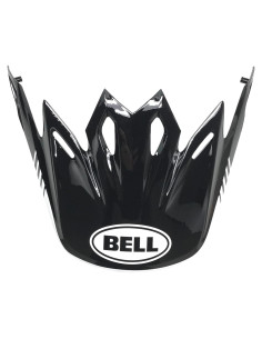 Visera Bell Moto-9 Louver Negro/Blanco Aerodinámica