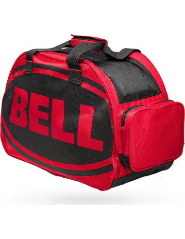 Bolsa de Casco Bell 8043613 Roja con Cremallera 2 Compartimentos