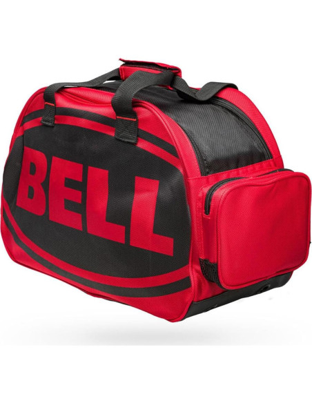 Bolsa de Casco Bell 8043613 Roja con Cremallera 2 Compartimentos