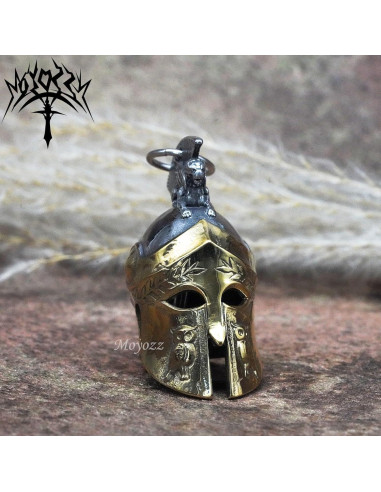 Campana de Motocicleta MOYOZZ Oro 3.81 cm Suerte