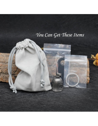 Campana de Motocicleta MOYOZZ Oro 3.81 cm Suerte