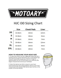 Casco HJC I30 Vicom para Motocicleta - Grande 1,54 kg 2