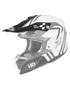 Casco HJC i50 Hex Blanco con Visera y Pico
