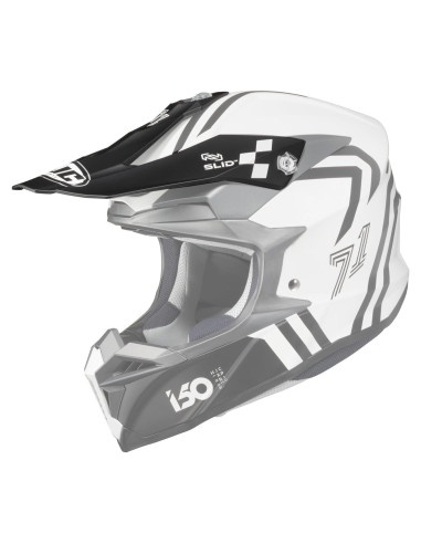 Casco HJC i50 Hex Blanco con Visera y Pico