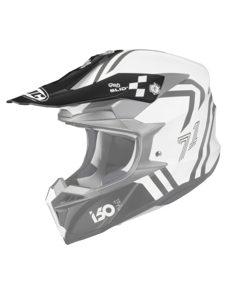 Casco HJC i50 Hex Blanco con Visera y Pico