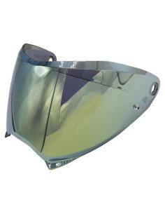 Casco HJC F70 HJ-32 con Visera Pinlock Espejo Dorado