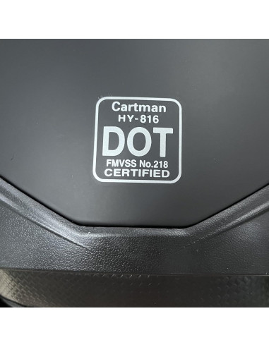 Casco Abierto Cartman para Motocicleta con Visera Solar, Grande