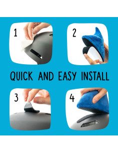 Aletas de Tiburón ParaWild para Casco - Azul Juguetón 2