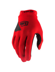 Guantes 100% Ridecamp - Ciclismo y Motocross - Rojo XL