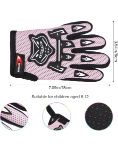 Guantes de invierno Frienda para ciclismo y deportes - Rosa 2