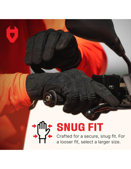 Guantes Tácticos NoCry Lite - Protección de Nudillos, Transpirables