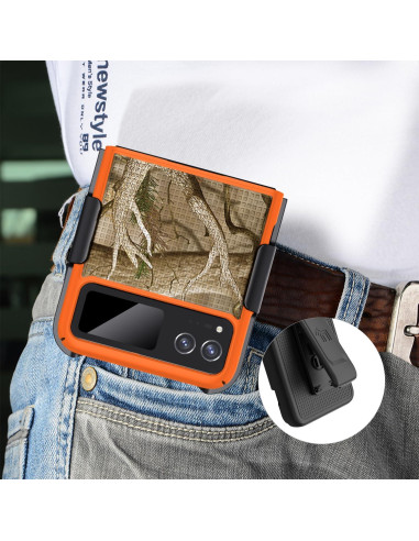 Funda Dura Slim Nakedcellphone para Motorola RAZR 2023 Camo