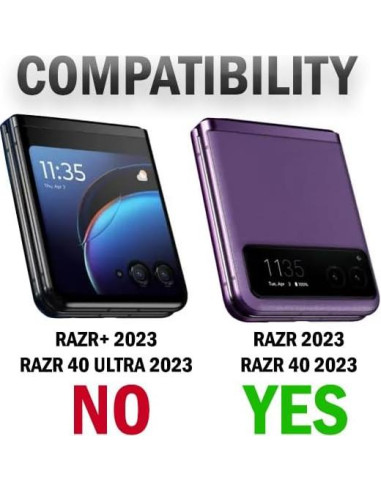 Funda Dura Slim Nakedcellphone para Motorola RAZR 2023 Camo