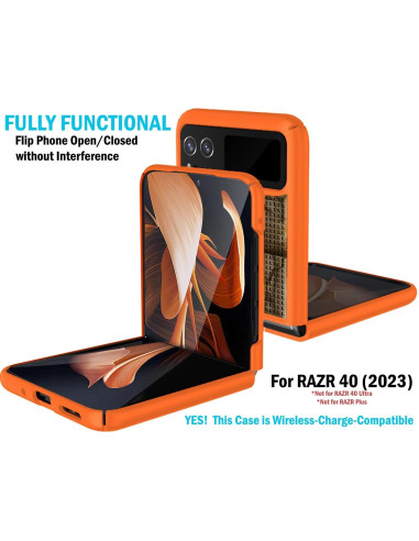 Funda Dura Slim Nakedcellphone para Motorola RAZR 2023 Camo