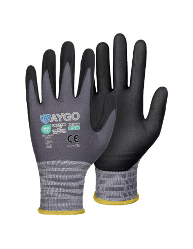 Guantes de Trabajo KAYGO KG18NB Nitrilo MicroFoam 3 Pares