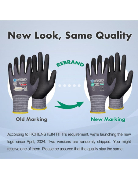 Guantes de Trabajo KAYGO KG18NB Nitrilo MicroFoam 3 Pares