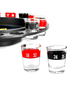 Juego de Ruleta de Shot Fairly Odd Novelties 16 Piezas 2