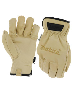 Guantes de Conductor Makita T-04195 de Cuero Genuino