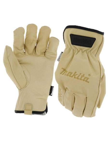 Guantes de Conductor Makita T-04195 de Cuero Genuino