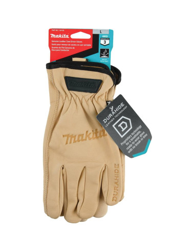 Guantes de Conductor Makita T-04195 de Cuero Genuino