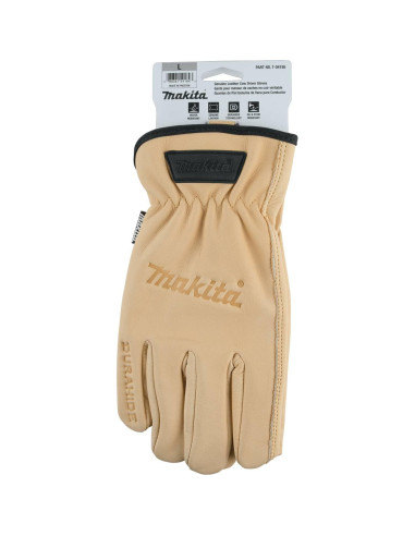Guantes de Conductor Makita T-04195 de Cuero Genuino