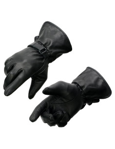 Guantes de Cuero para Mujeres Milwaukee Leather Negros