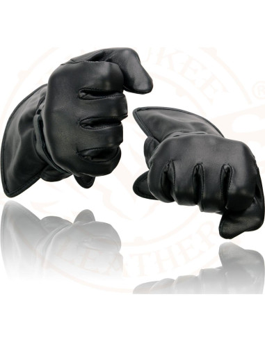 Guantes de Cuero para Mujeres Milwaukee Leather Negros
