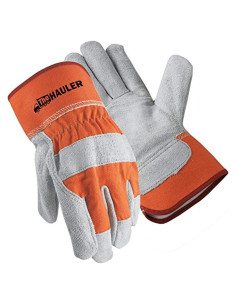 Guantes de Trabajo Galeton 2117-XL Palma de Cuero Naranja