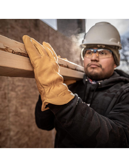 Guantes de Trabajo Wells Lamont 1108L Cuero Aislados Amarillo Guantes de Trabajo Wells Lamont 1108L Cuero Aislados Amarillo