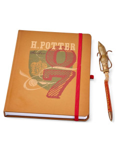 Diario de Quidditch Harry Potter con pluma Firebolt - 192 páginas
