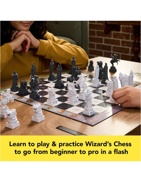 Ajedrez Mágico Harry Potter Spin Master, Juego para 2 Jugadores