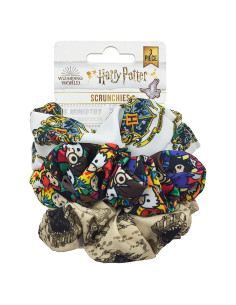 Scrunchies Harry Potter Spoontiques 3 Diseños Suaves