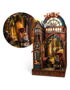 Kit de Rompecabezas 3D LED Estación Mágica FUNPOLA - Decoración DIY