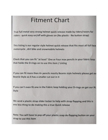 Liberación Rápida de Casco de Motocicleta Shubandit Negro